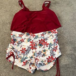 Swimming shorts with top